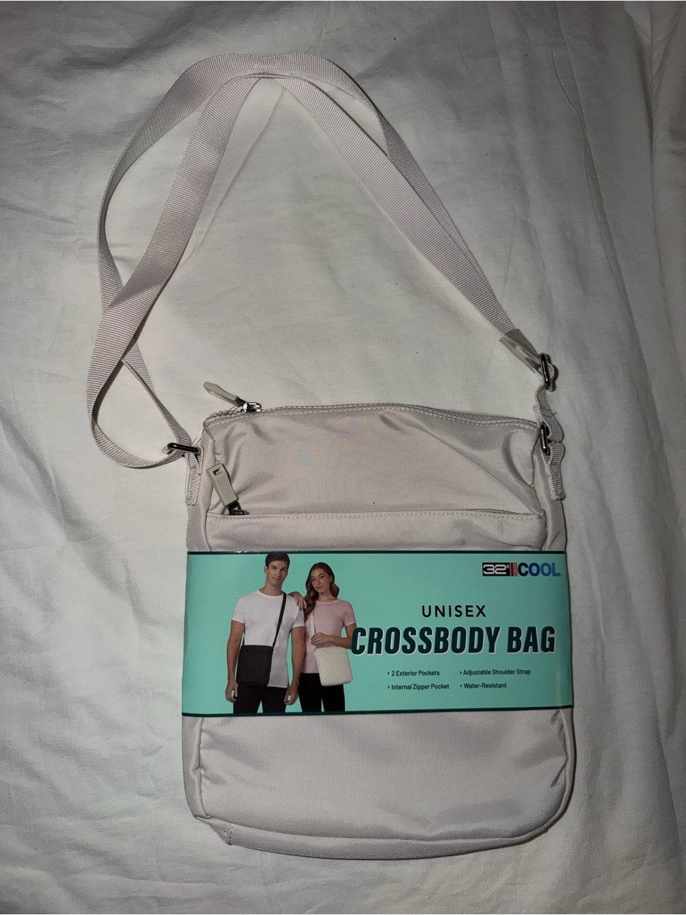 32 Degrees Light Pink Unisex Crossbody Bag